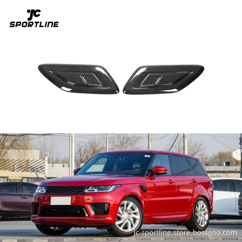 Dry Carbon Fiber Car Bonnet Vents for Land Rover Range Rover Sport HSE Dynamic Sport 4-Door 2018-2020"
However, for a more SEO-friendly and concise title, consider:
"Carbon Fiber Bonnet Vents for Land Rover Range Rover Sport 2018-2020